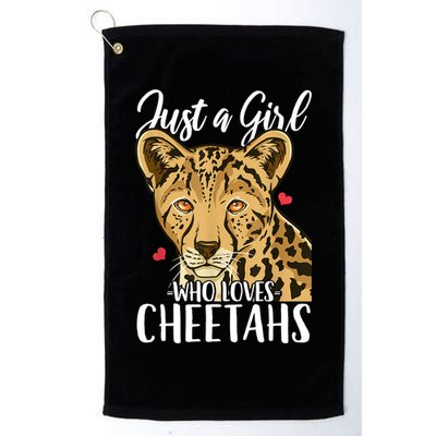 Cheetah Just A Girl Who Loves Cheetahs Cool Gift Golf Towel