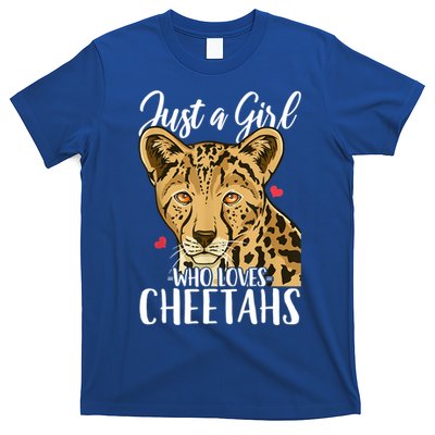 Cheetah Just A Girl Who Loves Cheetahs Cool Gift T-Shirt