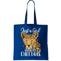 Cheetah Just A Girl Who Loves Cheetahs Cool Gift Tote Bag