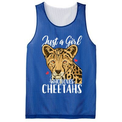 Cheetah Just A Girl Who Loves Cheetahs Cool Gift Mesh Reversible Basketball Jersey Tank