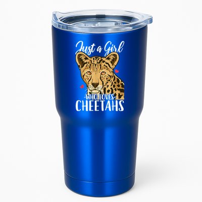 Cheetah Just A Girl Who Loves Cheetahs Cool Gift Tumbler