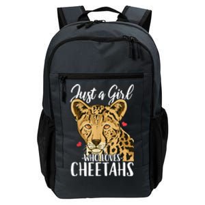 Cheetah Just A Girl Who Loves Cheetahs Cool Gift Daily Commute Backpack