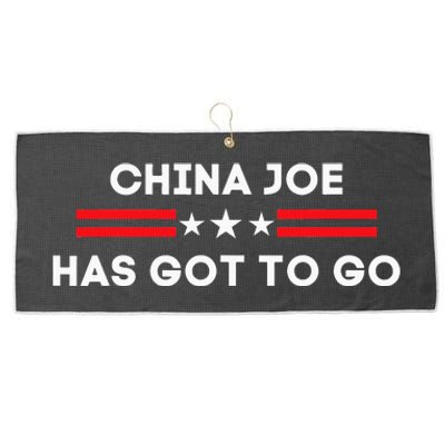 China Joe Anti Biden Political Republican Conservative  Large Microfiber Waffle Golf Towel