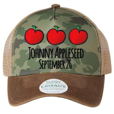 Celebrate Johnny Appleseed September 26 Teachers Preschool Premium Legacy Tie Dye Trucker Hat