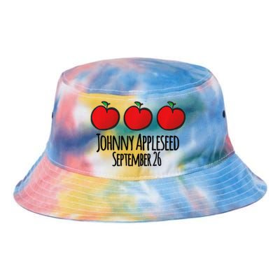 Celebrate Johnny Appleseed September 26 Teachers Preschool Premium Tie Dye Newport Bucket Hat