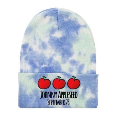 Celebrate Johnny Appleseed September 26 Teachers Preschool Premium Tie Dye 12in Knit Beanie