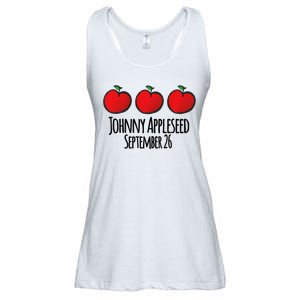 Celebrate Johnny Appleseed September 26 Teachers Preschool Premium Ladies Essential Flowy Tank