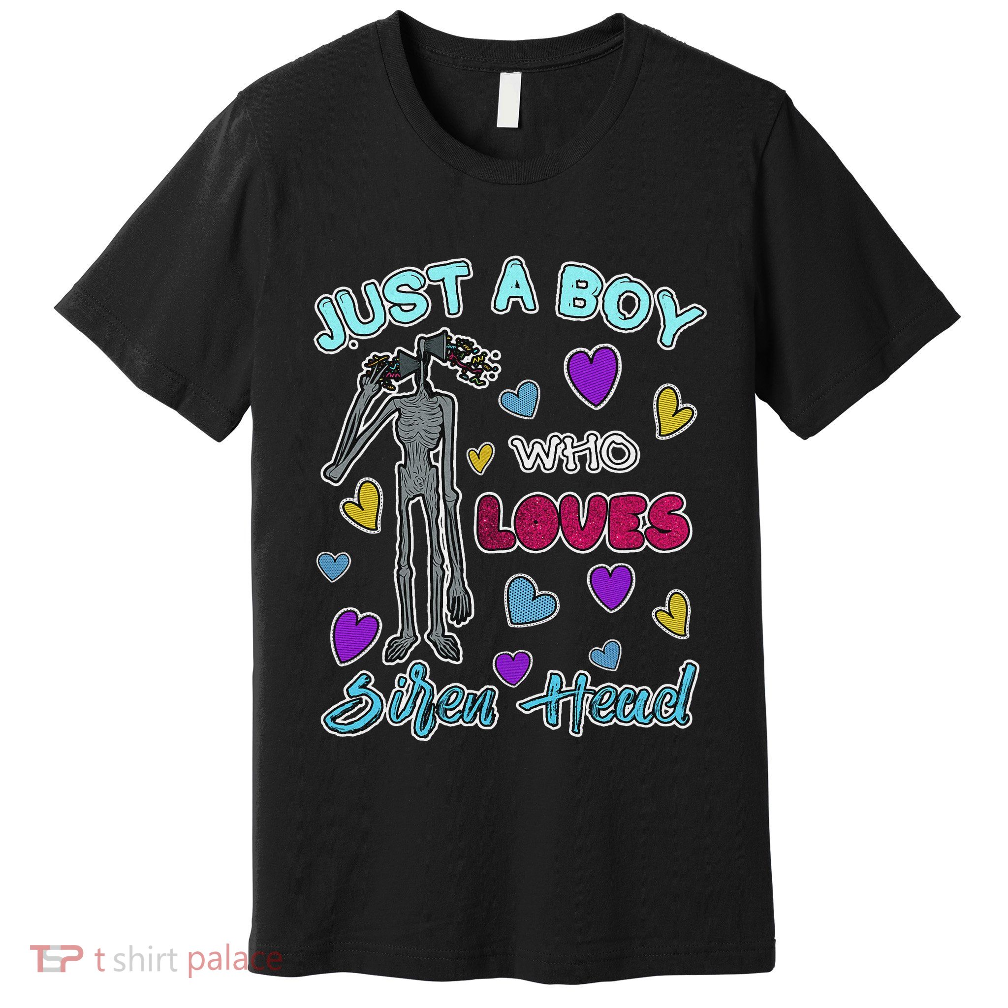 Cryptkins Just A Boy Who Loves Siren Head Premium T-Shirt