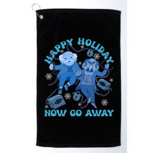 Christmas Jacob And Robert Marley Happy Holiday Now Go Away Platinum Collection Golf Towel