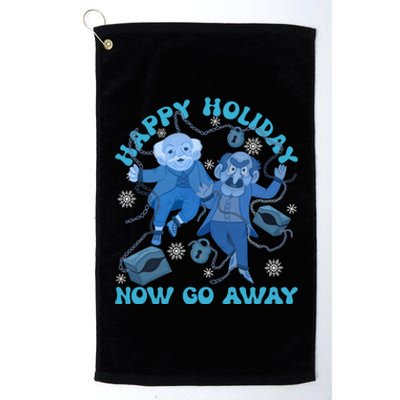 Christmas Jacob And Robert Marley Happy Holiday Now Go Away Platinum Collection Golf Towel