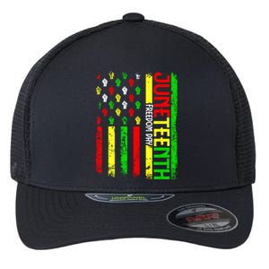 Celebrate Juneteenth Afro Pride Black History Month Gift Flexfit Unipanel Trucker Cap