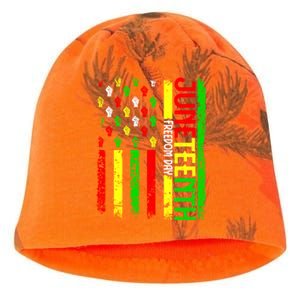 Celebrate Juneteenth Afro Pride Black History Month Gift Kati - Camo Knit Beanie