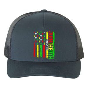 Celebrate Juneteenth Afro Pride Black History Month Gift Yupoong Adult 5-Panel Trucker Hat