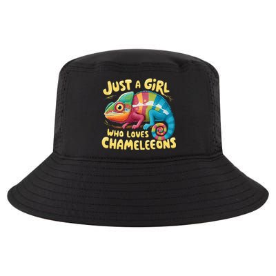 Chameleon Just A Girl Who Loves Chameleons Cool Comfort Performance Bucket Hat