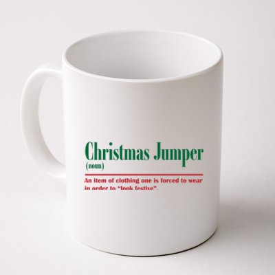 Christmas Jumper An Item Of Clothing One Is Forced To Wear Funny Coffee Mug