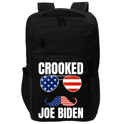 Crooked Joe Biden Trump Quote Called Joe Biden Crooked Impact Tech Backpack