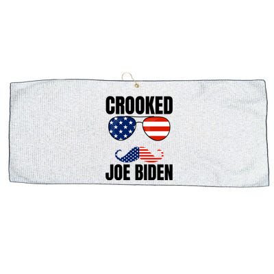 Crooked Joe Biden Trump Quote Called Joe Biden Crooked Large Microfiber Waffle Golf Towel