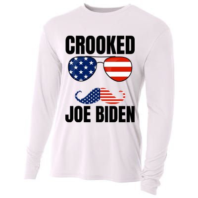 Crooked Joe Biden Trump Quote Called Joe Biden Crooked Cooling Performance Long Sleeve Crew