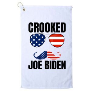 Crooked Joe Biden Trump Quote Called Joe Biden Crooked Platinum Collection Golf Towel