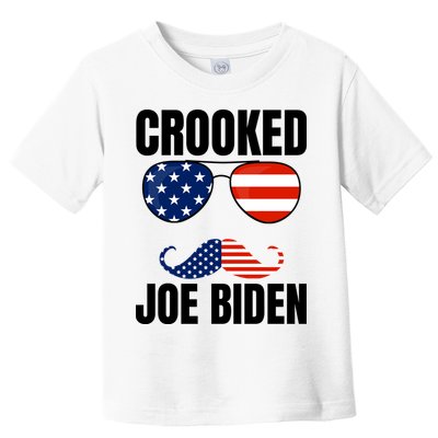 Crooked Joe Biden Trump Quote Called Joe Biden Crooked Toddler T-Shirt
