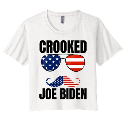 Crooked Joe Biden Trump Quote Called Joe Biden Crooked Crop Top