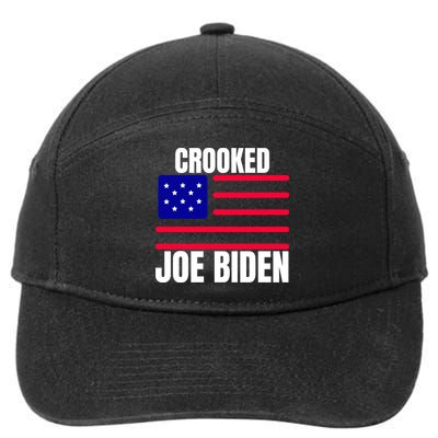 Crooked Joe Biden Trump Quote Called Joe Biden Crooked 7-Panel Snapback Hat