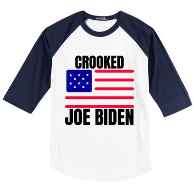 Crooked Joe Biden Trump Quote Called Joe Biden Crooked Baseball Sleeve Shirt