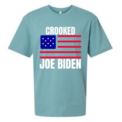 Crooked Joe Biden Trump Quote Called Joe Biden Crooked Sueded Cloud Jersey T-Shirt