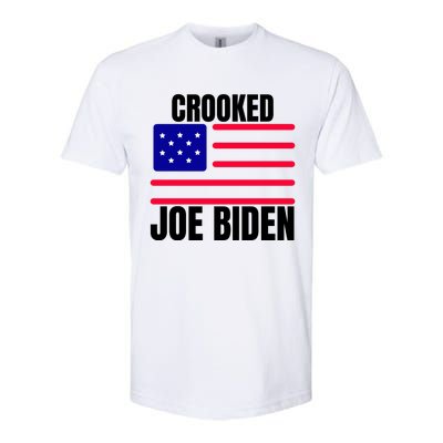 Crooked Joe Biden Trump Quote Called Joe Biden Crooked Softstyle CVC T-Shirt