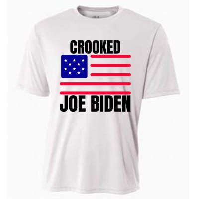 Crooked Joe Biden Trump Quote Called Joe Biden Crooked Cooling Performance Crew T-Shirt