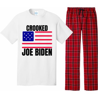 Crooked Joe Biden Trump Quote Called Joe Biden Crooked Pajama Set