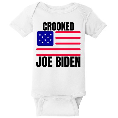 Crooked Joe Biden Trump Quote Called Joe Biden Crooked Baby Bodysuit