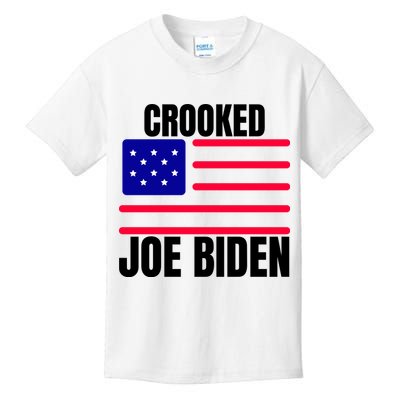 Crooked Joe Biden Trump Quote Called Joe Biden Crooked Kids T-Shirt