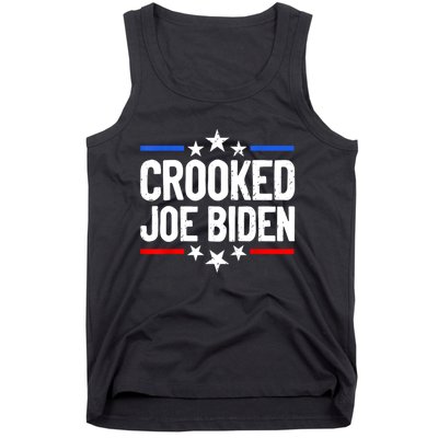 Crooked Joe Biden Confused Anti Biden Tank Top