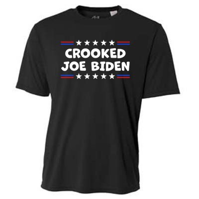 Crooked Joe Biden Confused Anti Biden Cooling Performance Crew T-Shirt