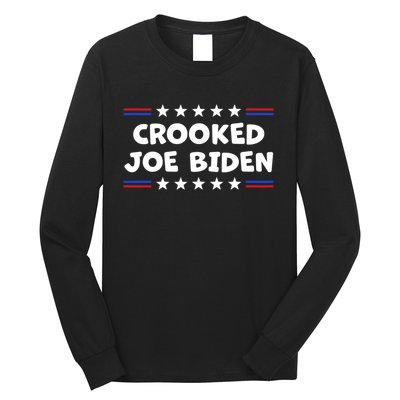 Crooked Joe Biden Confused Anti Biden Long Sleeve Shirt