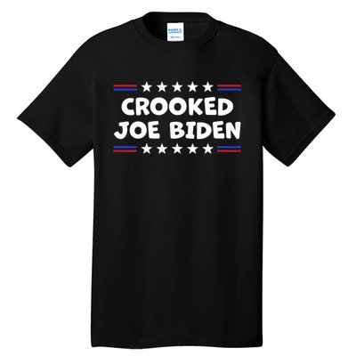 Crooked Joe Biden Confused Anti Biden Tall T-Shirt