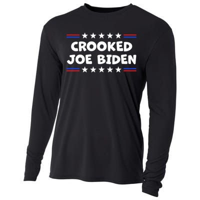 Crooked Joe Biden Confused Anti Biden Cooling Performance Long Sleeve Crew