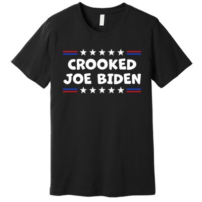 Crooked Joe Biden Confused Anti Biden Premium T-Shirt