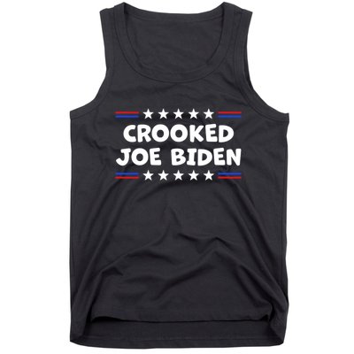 Crooked Joe Biden Confused Anti Biden Tank Top