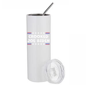 Crooked Joe Biden Confused Anti Biden Stainless Steel Tumbler