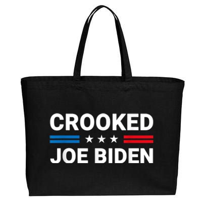 Crooked Joe Biden Was Not Fit To Run Cotton Canvas Jumbo Tote