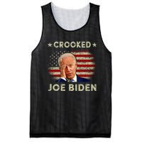 Crooked Joe Biden Trump Quote Called Joe Biden Crooked Mesh Reversible Basketball Jersey Tank