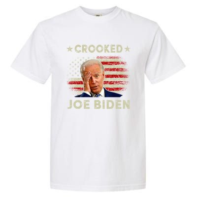 Crooked Joe Biden Trump Quote Called Joe Biden Crooked Garment-Dyed Heavyweight T-Shirt