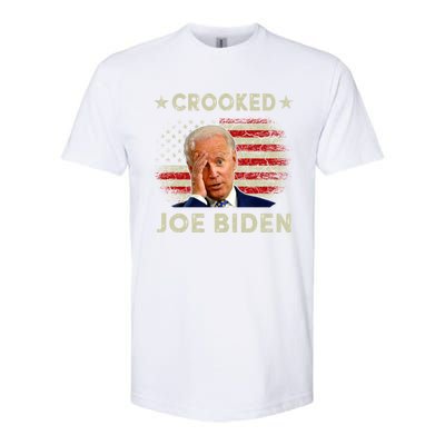 Crooked Joe Biden Trump Quote Called Joe Biden Crooked Softstyle CVC T-Shirt