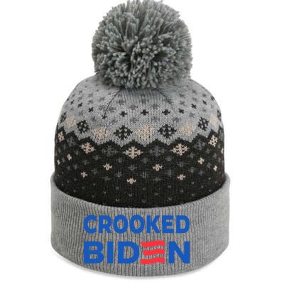 Crooked Joe Biden Trump Quote Called Joe Biden Crooked The Baniff Cuffed Pom Beanie