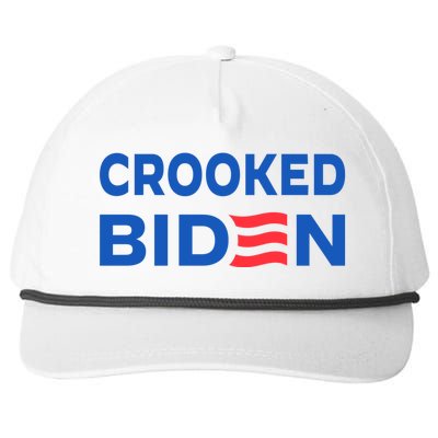 Crooked Joe Biden Trump Quote Called Joe Biden Crooked Snapback Five-Panel Rope Hat