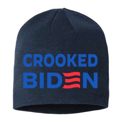 Crooked Joe Biden Trump Quote Called Joe Biden Crooked Sustainable Beanie