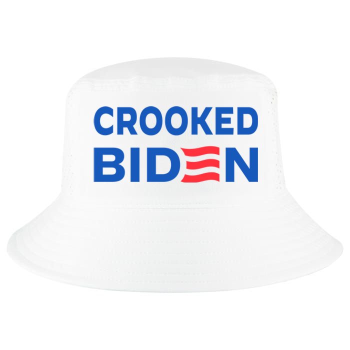 Crooked Joe Biden Trump Quote Called Joe Biden Crooked Cool Comfort Performance Bucket Hat