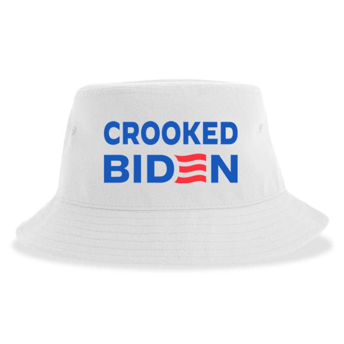 Crooked Joe Biden Trump Quote Called Joe Biden Crooked Sustainable Bucket Hat